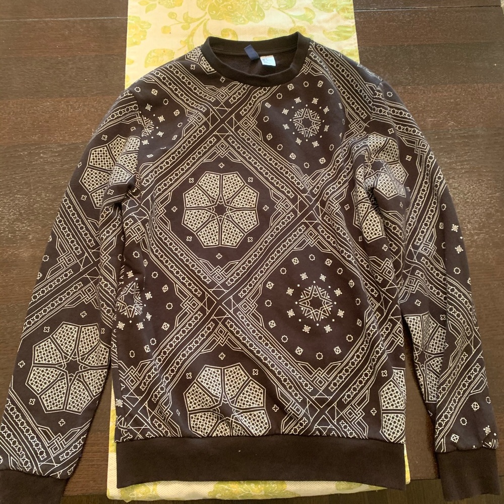Black Bandana Sweater
